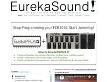 Tablet Screenshot of eurekasound.com